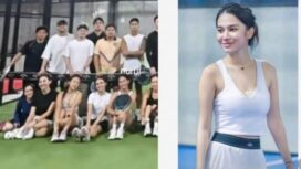Zize kepergok main padel dengan mantan