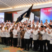 Bupati Jombang H Warsibu dikukuhkan menjabat wakil  Bendahara Umum Asosiasi Pemerintah Kabupaten Seluruh Indonesia (APKASI) periode 2025–2030 . Pelantikan dilaksanakan di jakarta, oleh Menteri Dalam Negeri Tito Karnavian., 16 Juli 2025. Foto: Kominfo Jombang
