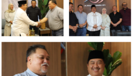 Bupati Bengkulu Selatan, Rifai berkunjung ke rumah pribadi bupati Jombang, Warsubi. Pada pertemuan itu Warsubi mengajak tamunya keliling ke lokasi pengolahan ternak ayam terpadu di Mojokrapak,  Jombang, Sabtu sore, 12 Juli 2025. Foto: Diskominfo Jombang
