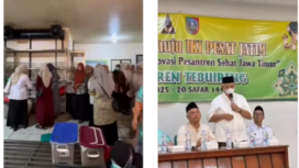 Dinkes Jombang selenggarakan program Kunjungan Pesantren Sehat di Tebu Ireng, Jombang, Rabu 16 Juli 2025. Menekankan aspek tata laksana jasa boga (Jabo) dan melakukan kichen tour. Instagra@dinkes.jombang