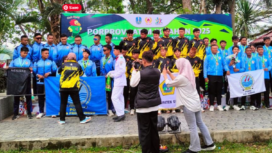 Penyerahana medali dalam Proprov Jatim di Malang Raya, 2 Juli 2025. Foto: Kominfo Jombang