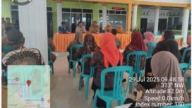Tim Kecamatan Plandaan Jombang melakukan monetoring dan evaluasi (Monev) terhadap penggunaan aggaran Semester I, APBDes, Darurejo sebesar Rp 1,1 miliar, di balai desa Darurejo, Selasa, 29 Juli 2025. Foto: Jombangkab.go.id