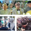 Terjadi insiden tiga orang meninggal, pada saat  berebut makan gratis  pada acara pesta pernikahan  putra Dedi Mulyadi, bernama Maulan Akbar Mulyadi dengan wakil bupati Garut, jawa Barat, Putri Karlina, Jumat 18 Juli 2025, di pendopo Pemkab Gartut, Jawa Barat. Foto: kolase/net