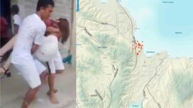 Situasi pasca gempa Poso Sulteng, 17/08/25 Sumber: Daryono 