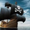 Ilustrasi kapal bajak laut