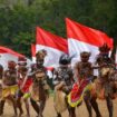 Ilustrasi bendera merah putih