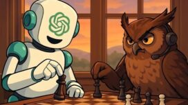 Ilustrasi catur AI