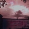 Gedung DPRD dibakar pendemo (Ist)