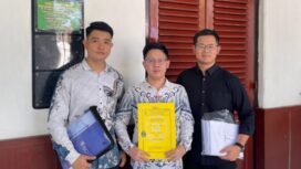 Dari kiri Jonathan, S.H., M.H., C.C.D, Johanes Cahyono, S.H., M.H., C.C.D dan Yosafat Andre Wijaya, S.H., M.H., C.C.D