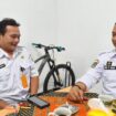 Kari kiri Stephanus Maria Eduat, S.IP., M.MB (Peppy) Supervisor Pengendali Operasional BPBD Kabupaten Jombang dan PLT Kalaksa BPBD Kabupaten Jombang,Wiko Bhirawa Filipe Diaz Quintas (Wiko)