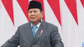 Presiden Prabowo Subianto saat pidato kenegaraan