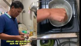 Memasak pakai LPG melon