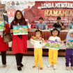 Inilah juara lomba mewarnai bertema Mamamia, di pendopo kecamatan Gudo, Jombang, Sabtu 9 Agustus 2025. Foto: kredonews.com/ ipong dwicahyono