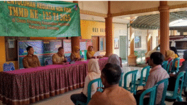 Bapenda Jombang menyelenggarakan sosialisasi pajak kepada sekitar 50 warga desa Kromong, kecamatan Ngusikan, Senin 4 Agustus 2025. Saat ini wilayah kecamatan Ngusikan, menjadi tempat pelaksanaan TMMD 125. Foto: Diskominfo Jombang