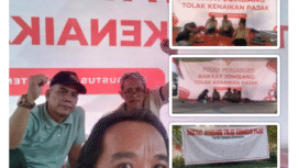 Posko FRJ menggelar pos pengaduan warga yang menolak kenaikan pajak khususnya PBB P2 di Jombang. Gelar dukungan ini akan dilaksanakan selama 15 hari berakhir tanggal 15 September 2025. Foto: dok/ Posko FRJ
