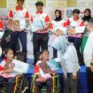 Para Atlit paralympic menerima bantuan peralatan olahraga dan modal usaha (dok.humas)