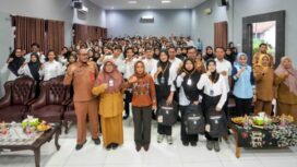 Kegiatan di UPT Balai Latihan Kerja (BLK) Mojokerto, Jl. Raya Jabon, Kabupaten Mojokerto dibuka oleh Wali Kota Mojokerto, Ika Puspitasari, Selasa (16/9/2025). (Dok.Humas)