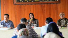 Pelatihan Analisa Rasio Keuangan bagi pengawas KMP, KSP/USP, Kamis (18/9/2025) di Sentra IKM Batik Maja Bharama Wastra, Kelurahan Gununggedangan, Kecamatan Magersari.(Dok.Humas)