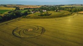 Lingkaran circle crops ini buatan manusia atau alien? Kalo alien apa dia memakai phi