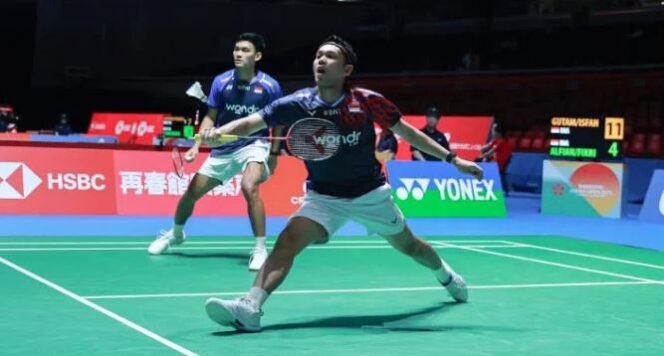 
					Ganda putra Indonesia yang baru dipasangkan