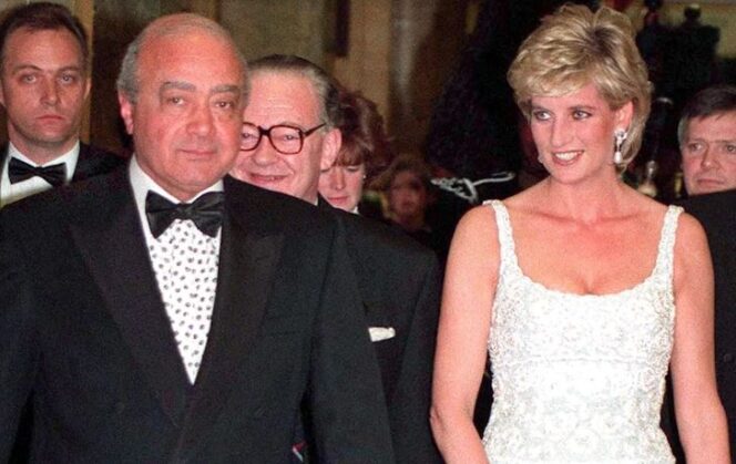 
					Moh Al Fayed dan Putri Diana.  Antony Jones/Getty