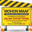 Besok sudag bisa dilalui