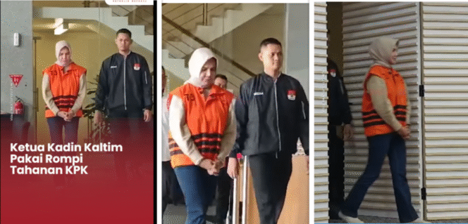 
					KPK menahan Dayang Donna Walfaries Tania, putri almarhum Gubernur Kaltim Awang Faroek Ishak, mulai tanggal 9 September 2025. Penahanan ini dilakukan untuk 20 hari pertama, , di Rumah Tahanan Negara Kelas IIA Jakarta Timur (cabang Pondok Bambu). Tangkap Layar Video Instagram@rmol.id