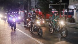 Kapolres Jombang bersama Dandim 0814 saat pimpin langsung Patroli Skala besar