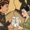 Ilustrasi perceraian di usia tua, sumber ArtAI