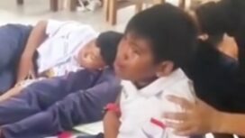 Siswa yang diduga keracunan MBG 