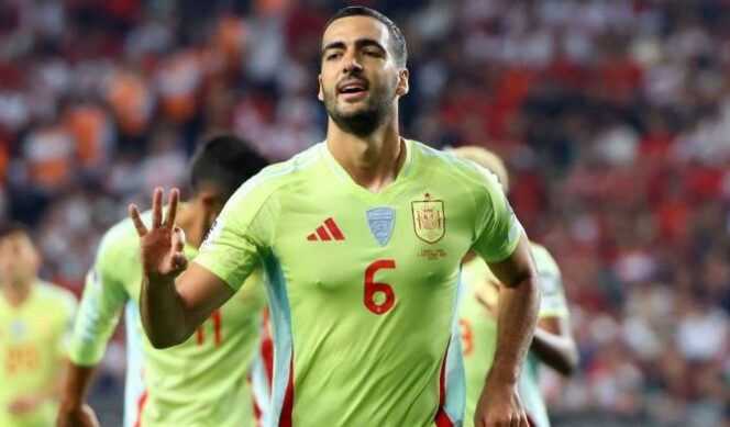 
					Mikel Merino cetak trigol