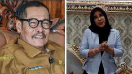 (Kiri) Wakil Bupati Jember,  Djoko Susanto, (Kanan) Mimik Idayana wakil bupati Sidoarjo. Djoko melapokran bupati Jember Muhammad Fawait. ke KPK, sedangkan Mimik melaporkan Bupati Sidoarjo ke Kemendagri. Foto: Instagra@pakdjas/ makmim1k