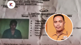 Direktorat Reserse Kriminal Umum Polda Sulawesi Tenggara (Sultra) telah resmi menetapkan anggota DPRD Kabupaten Wakatobi, La Ode Litao alias La Lita, sebagai tersangka kasus pembunuhan anak yang terjadi pada 25 Oktober 2014. Belum juga ditangkap, malah sekarang sukses menjadi anggota DPRD Wakatobi. Foto: Instagram@sumbarkita