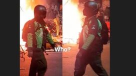 Foto tersebar di sosmed disebut terduga pembakar Grahadi
