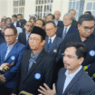 Keluarga besar Universitas Airlangga (Unair), Rabu, 3 Septemebr 2025, menyampaikan respon atas peristiwa demonsatrasi yang menyebabkan korban jiwa. Foto: Dok/ Unair