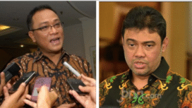 (Kiri) Moh. Juhmur Hidayat, Ketua Umum (Ketum) Konfederasi Serikat Pekerja Seluruh Indonesia (K-SPSI). (kanan) said Iqbal adalah  Presiden Konfederasi Serikat Pekerja Indonesia (KSPI). Foto: kolase/istimewa