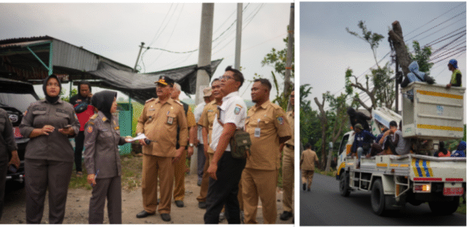 
					Satpol PP Pemkab Jombang melakukan penertiban pemasangan kabel Wifi dan kabel-kebal lain yang mengganggu keamanan di jalanan. Operasi penertiban dilakukan di kecamatan Kabuh, Mengaluh dan Gudo, Selasa, 16 September 2025. Foto: Dinas Kominfo Jombang