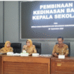 Dalam kerangka pembinaan kedinasan kepala sekolah, Kadisikbud Pemkab Jombang, Wor Windari tegas berpesan kepala sekolah jangan sampai penyelahgunakan BOS, Senin, 29 September 2025. Foto: jombangkab.go.id