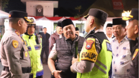 Pejabat Forkopimda Jombang, dipimpin Bupati Warsubi dan Kapolres AKBP Ardi Kurniawan menyelenggarakan aksi patroli, 23.00-03.30, Sabtu-Minggu, 6-7 September 2025. Foto: Kominfo Pemkab Jombang