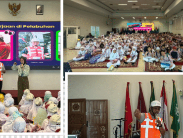 Sabtu, 13 September 2025,  sebanyak hampir 500 murid dari SD Muhammadiyah IV Surabaya melakukan fun outing class dengan berkunjung ke PT Terminal Petikemas Surabaya. Foto: dok/ PT Terminal Petikemas Surabaya