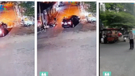 kasus tabrak lari di terjadi di simpang empat eks Bentar, Kelurahan/Kecamatan Kranggan, Kota Mojokerto, Minggu dini hari, 14 September 2025 sekitar pukul 03.00 WIB. Foto: Tangkap layar Instagram@kabarterdepanmojokerto