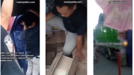 Aparat kepolisian dan bea cukai sangat rajin melakiukan operasi razia untuk meringkus pelaku penyelundupan rokok putih alias rokok tanpa pita cukai. Sudah sering kali tertangkap, namun kali ini petugas justru kehilangan uang Rp 500.000. sebagai ganti rugi untuk menata kembali rokok yang sudah dibongkar. Foto: tangkap layar video Instagram@mediajatim.