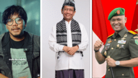 (Kiri ke kanan) Ferry irwandi, (tengah) Prof Dr Mahfud MD, (Kanan) Brigjen Juinta Omboh Sembiring. Mahfud tegaskan belum ada bukti pidana pada kasus pernyataan Ferry Irwandi. Foto: instagra@mahfudmd, ferryirwandi/ dok