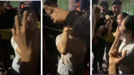 Dua orang terluka akibat terkena anak panah  saat terjadi bentrokan antarwarga di Kecamatan Tallo, Kota Makassar, Sulawesi Selatan, Senin malam, 22 September 2025. Satu korban perempuan terkena panah busur tertancap di leher bagian belakang, sementara satu korban pria terkena panah di mata. Foto: tangkap layar video Instagram@makassar.info