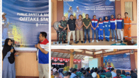 PT PGN melalui SOR III Surabaya menyelenggarakan kegiatan Public Safety and Security Awareness (PSSA) di area Offtake Station (OTS) Gresik, diikuti sebanyak 100 warga Desa Karangkiting, pada Jumat (12/9/2025). Foto: dok/ PT PGN