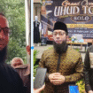 Didampingi lima pengacara, Ustad Basalamah mendatangi kantor KPK di jakarta, Selasa 9 September 2025. Ia diperiksa sebagai saksi dalam kasus dugaan korupsi kuota haji yang melibatkan mantan Menteri Agama, Yakult Quomas. Foto: Kolase Instagram@rmol.id