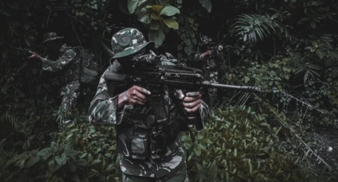 
					Ilustrasi penyergapan OPM