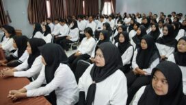 Pendidikan dan Pelatihan Keterampilan Bagi Pencari Kerja Berdasarkan Klaster Kompetensi Melalui DBHCHT di UPT Balai Latihan Kerja (BLK) Mojokerto, Senin (27/10/2025). Dok.Humas