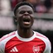 Bukayo Saka pemain Arsenal (Getty)