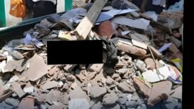 Puing reruntuhan asrama putri ponpes Situbondo, sumber istimewa